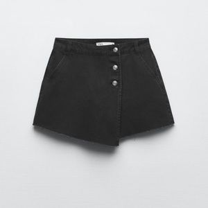 Zara buttoned wrap skirt